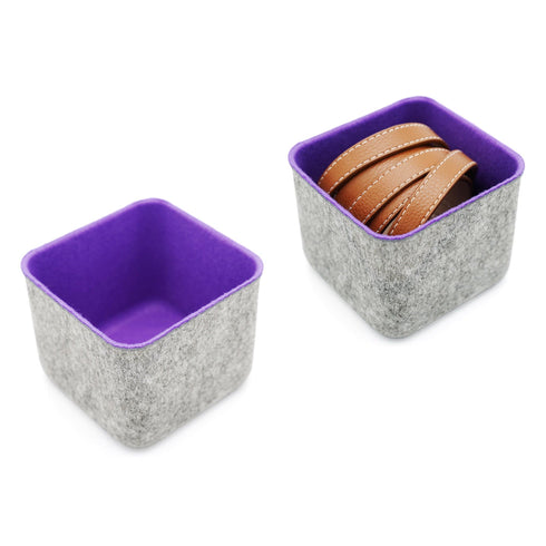 Welaxy Welaxy Office drawer organizers box 2-piece stylish simple cute storage bins